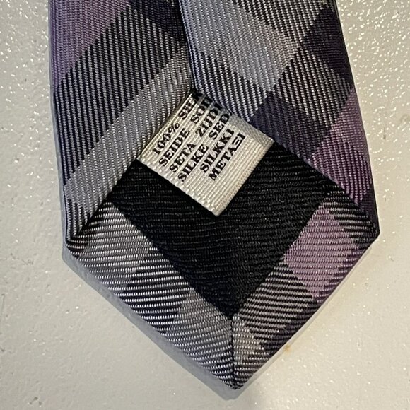 Burberry Manston Check Silk Tie - Picture 4 of 6